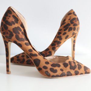 Catherine Malandrino Cheetah Print Heels